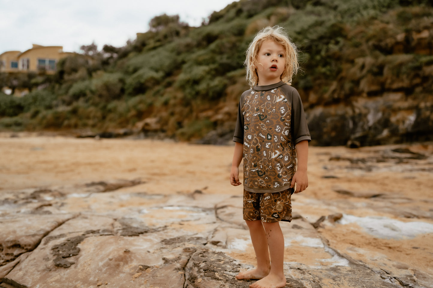REVERSIBLE RASHIE- Jungle print