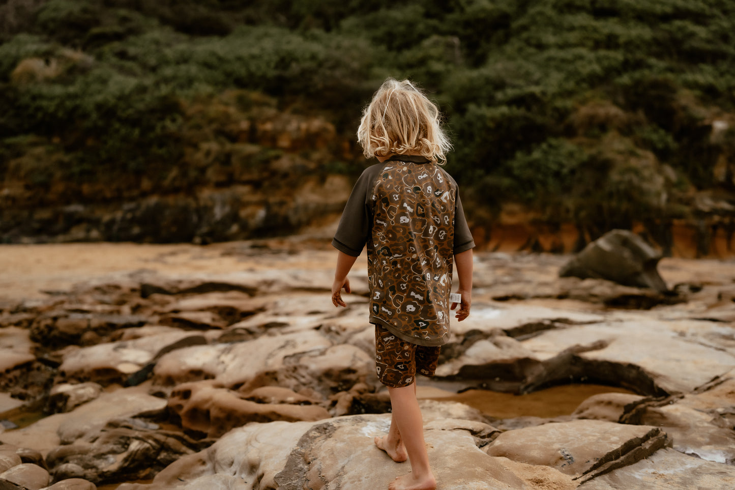 REVERSIBLE RASHIE- Jungle print